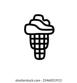 ice cream icons, such as parfait, frozen yogurt, ice cream sundae, vanilla, chocolate - Powered by Shutterstock