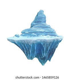 Iceberg Hidden Danger Global Warming Concept Stock Illustration 1465859126