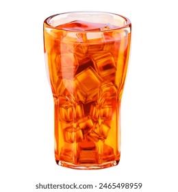 Iced tea Icon. 3D Icon Drink. Isolated on white background. 3D illustration. High resolution - Powered by Shutterstock