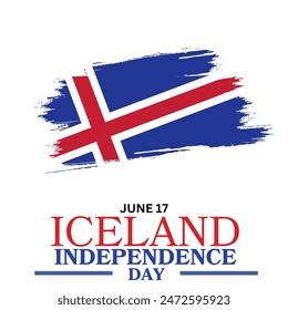 Iceland independence Day. Icelandic Republic Day. Iceland national day. june 17 - Powered by Shutterstock