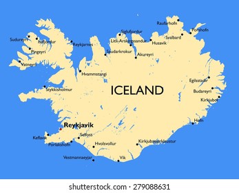 15,019 Map iceland Images, Stock Photos & Vectors | Shutterstock