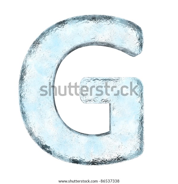 Icing Alphabet Letter G High Definition Stock Illustration 86537338