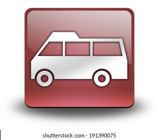 Icon, Button, Pictogram with Van symbol