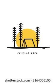 Icon For Camping Ground Area