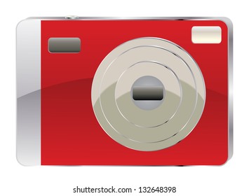 Similar Images, Stock Photos & Vectors of Digital camera image on white