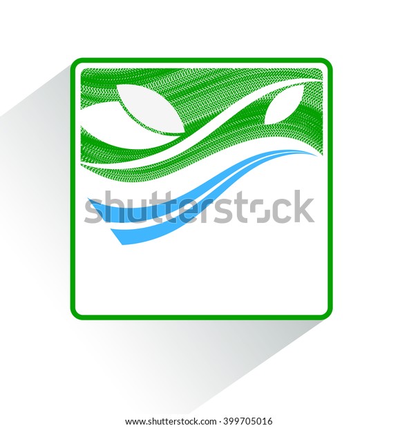 Icon\
eco drive. Green eco friendly icon. Colorful\
logo.