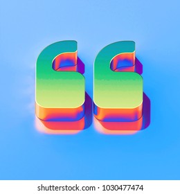 Icon Of Green Quote Left With Golden Reflection On The Glossy Blue Background. 3D Illustration Of Colorfull Left Quotes Mark, Quotation Mark, Quote Sign, Quotes Isometric Icon.