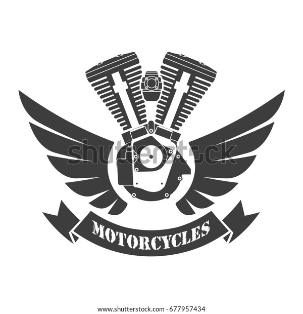 Icon Motorcycle Sport Symbol Stock Illustration 677957434