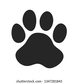 Paw Icon Vector Paw Print Icon Stock Vector (Royalty Free) 1662825583