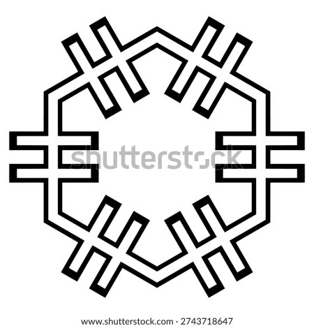 icon shape on white background 