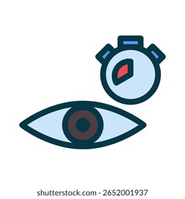 Icon of a time tracker app for managing work hours, project timing, and productivity.