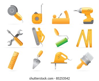 Icons for tools. Raster version. Vector version is also available.