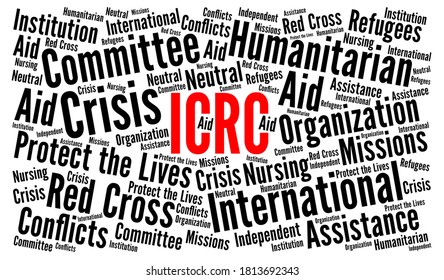 ICRC Word Cloud Concept Illustration