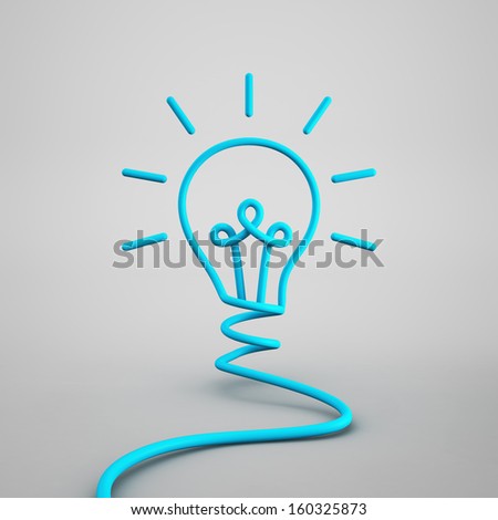 Idea bulb creative concept