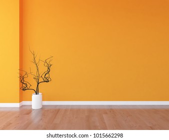 Wallpaper Wall Orange 3d Hd Image Num 31