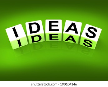 Ideas Blocks Meaning Thoughts Thinking and Perception