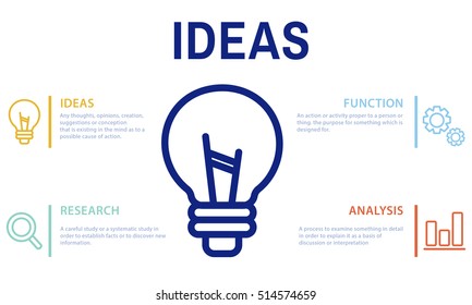 Ideas Creative Bulb Strategy Concept