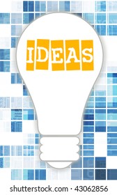 Ideas Thinking Concept with a Light Bulb