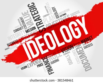 Ideology Word Cloud Business Concept Stock Illustration 381548461 ...