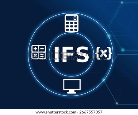 IFS acronym. Iterated Function System, a mathematical method for fractals.