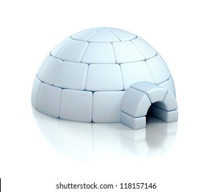 Igloo 3d Illustration