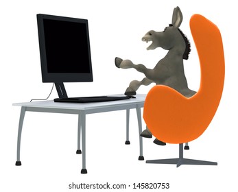 Ignorant Donkey Learning Computer