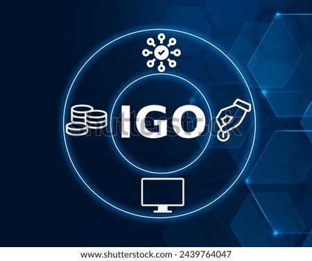 IGO accronym, An initial game offering or IGO is a crowdfunding approach that blockchain game teams use to crowdfund an early stage game.