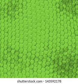 Iguana Lizard Skin Pattern. Green Dragon Scale Texture