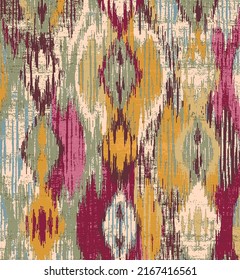 Ikat Printing Textile Pattern Wallpaper