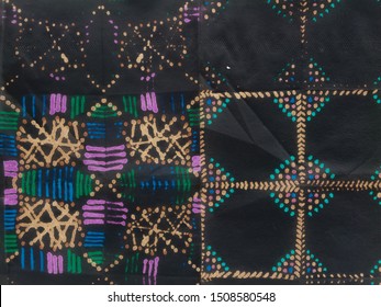 Ikat Tie Die Pattern. Native american. Caribbean Golden Azure Tie Dye Batic. Watercolor Print. Splashed Banner. Souvenir shop. Ethnic Artistic Dirty Pattern. Crumbled texture.
