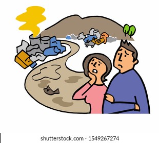 Illegal Dumping (dirty Rivers And People)