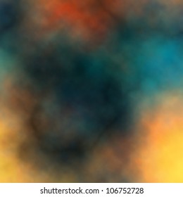 Illustrated Colorful Smokey Background