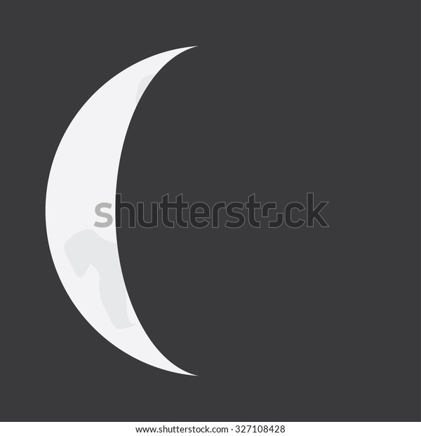 Illustrated Flat Lunar\
phases