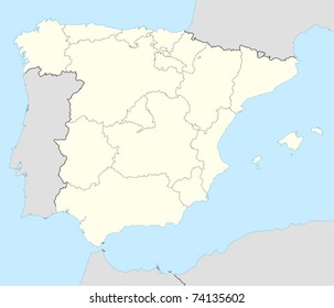 1,723 Iberian map Images, Stock Photos & Vectors | Shutterstock