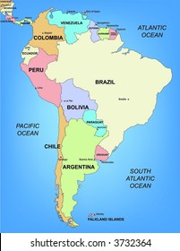 Similar Images Stock Photos Vectors Of Latin America Regions