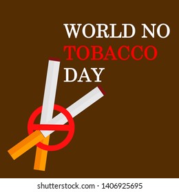 No Smoking Day Poster Campaign Illustrated Stock Vector (Royalty Free ...