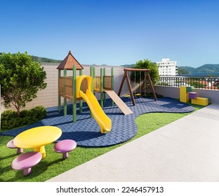 Illustration 3D architecture rendering 3D representation 3D