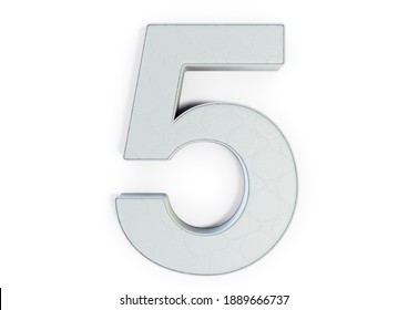 A Illustration 3D Of A Mattress In The Shape Of Number 5