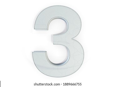 A Illustration 3D Of A Mattress In The Shape Of Number 3