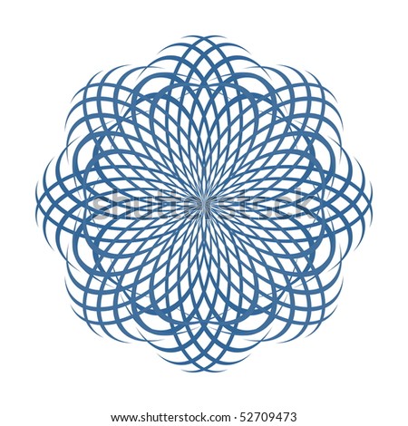 Illustration abstract pattern with optical effect - Raster