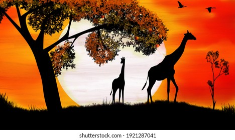 34,897 Safari animals painting Images, Stock Photos & Vectors ...