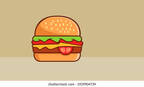 アメリカンハンバーガー のイラスト素材 画像 ベクター画像 Shutterstock