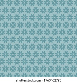 Illustration of aqua blue coral flowers in a sea. Abstract background.