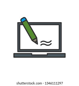 Illustration Assignment Icon