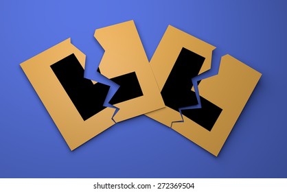 Illustration of Australian L-plates torn up - Powered by Shutterstock