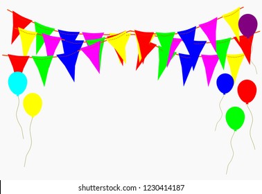 Happy Birthday Border Png Transparent Background Stock Vector (Royalty ...