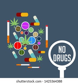International day against drug abuse Images, Stock Photos & Vectors ...