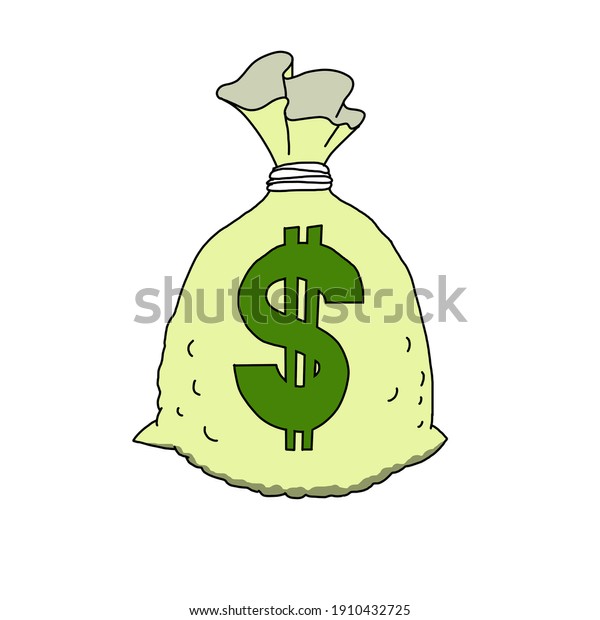 Illustration of\
a bag of coins with the dollar\
symbol