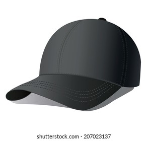 illustration of baseball cap - Shutterstock ID 207023137