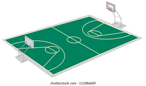 Basketball Court Sketch Images, Stock Photos & Vectors | Shutterstock
